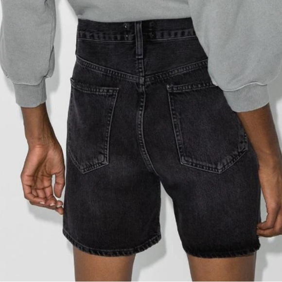 Agolde cross cross denim shorts - Picture 4 of 9